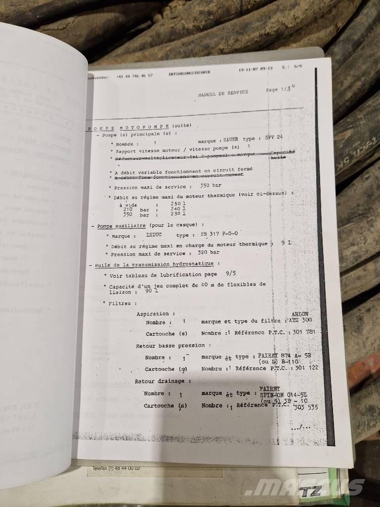  PTC 2313 Hidraulikus cölöpverők