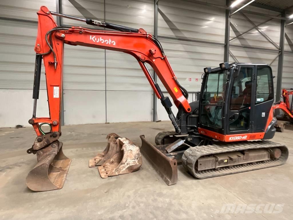 Kubota KX 080-4 A Közepes (midi) kotrók 7 t - 12 t