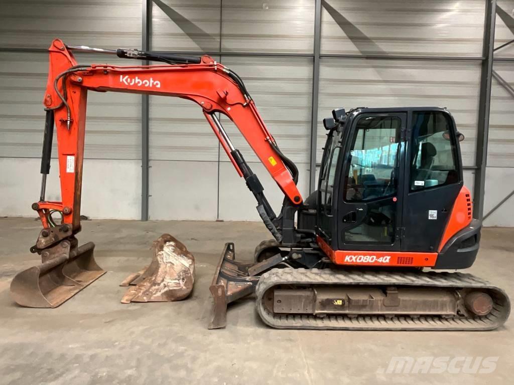 Kubota KX 080-4 A Közepes (midi) kotrók 7 t - 12 t