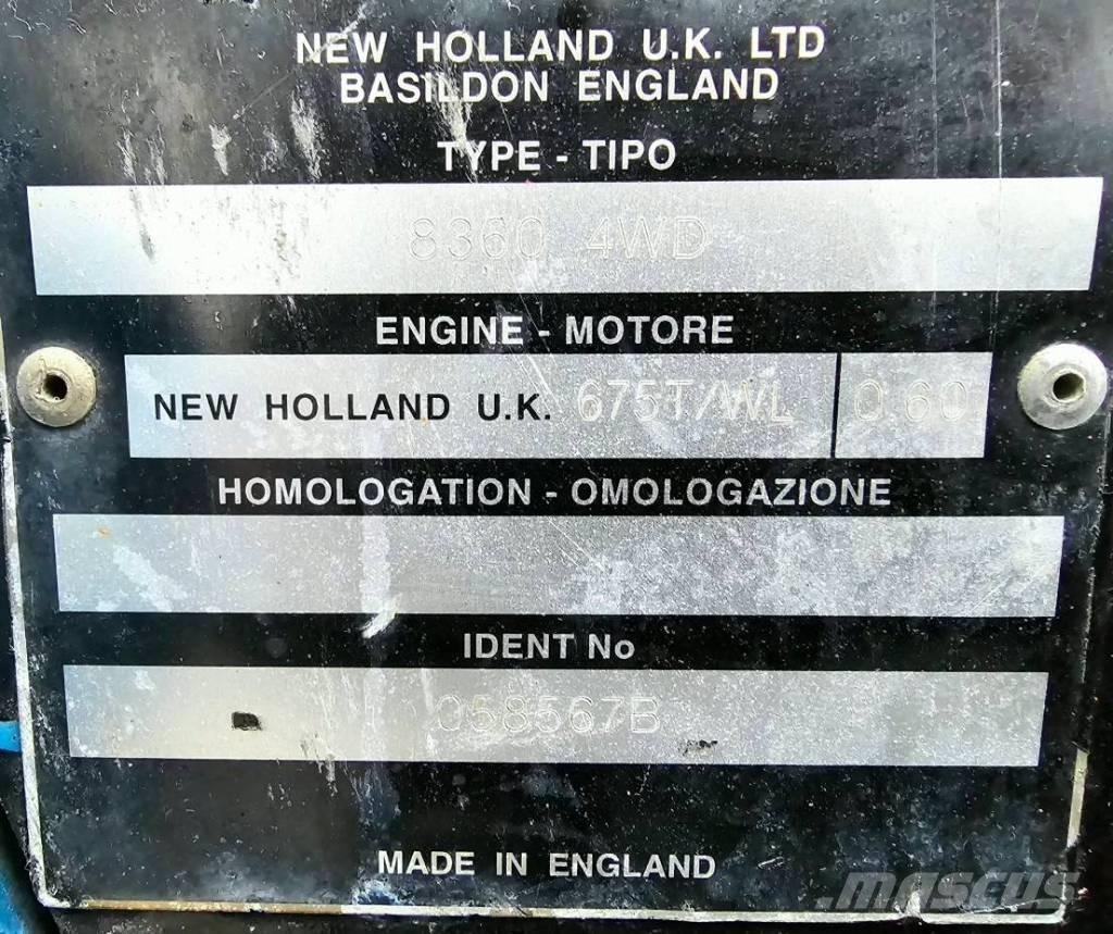 New Holland 8360 DT Traktorok