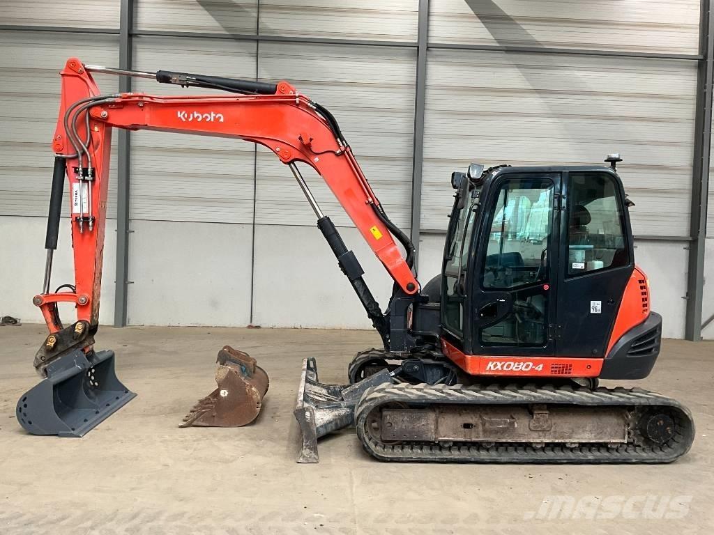 Kubota KX 080-4 Közepes (midi) kotrók 7 t - 12 t