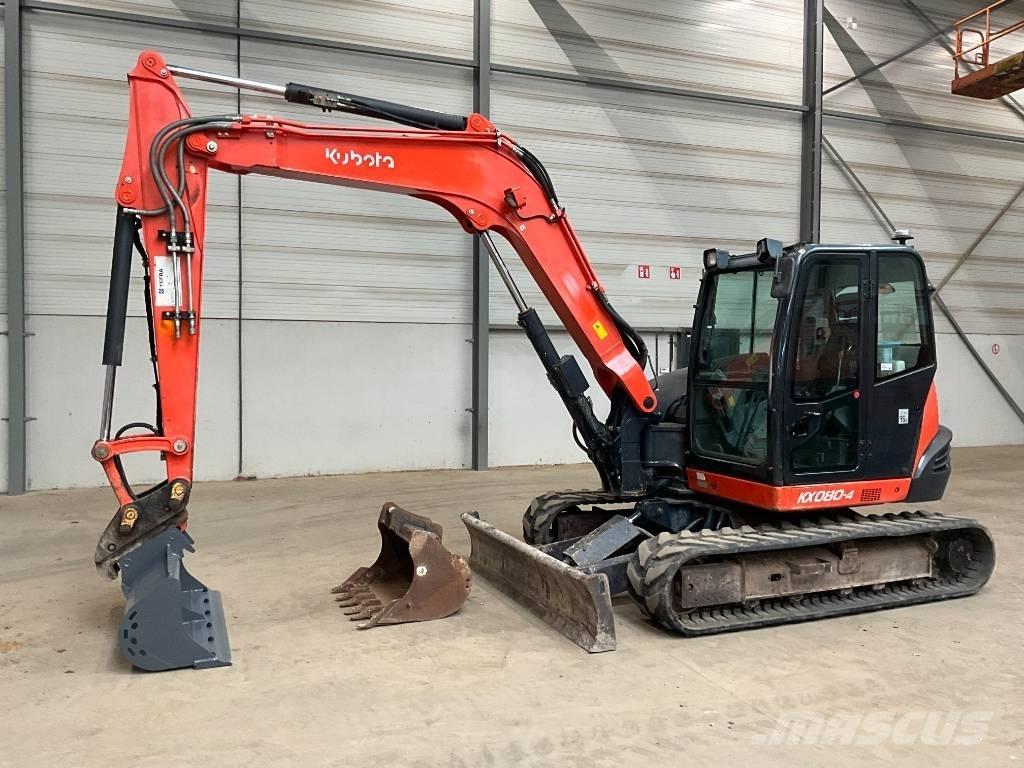 Kubota KX 080-4 Közepes (midi) kotrók 7 t - 12 t