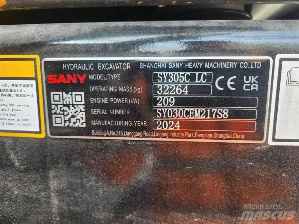 Sany SY305C Lánctalpas kotrók