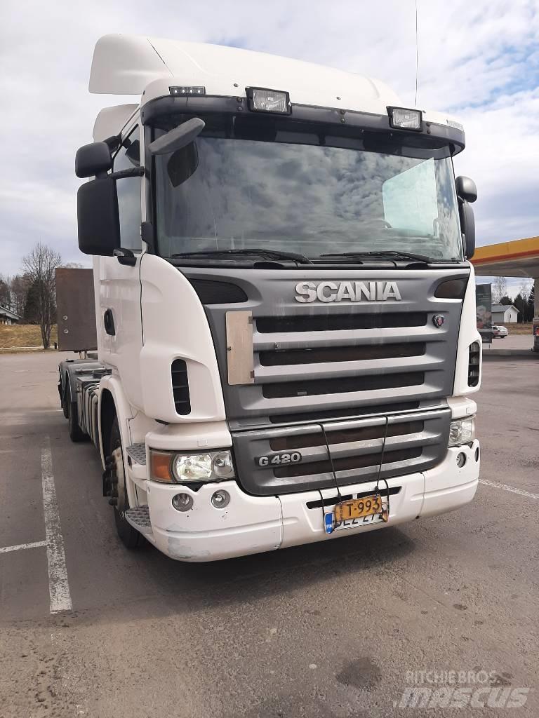 Scania G 420 Konténer keretes / Konténeres teherautók