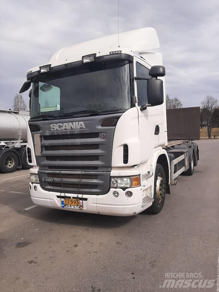 Scania G 420 Konténer keretes / Konténeres teherautók