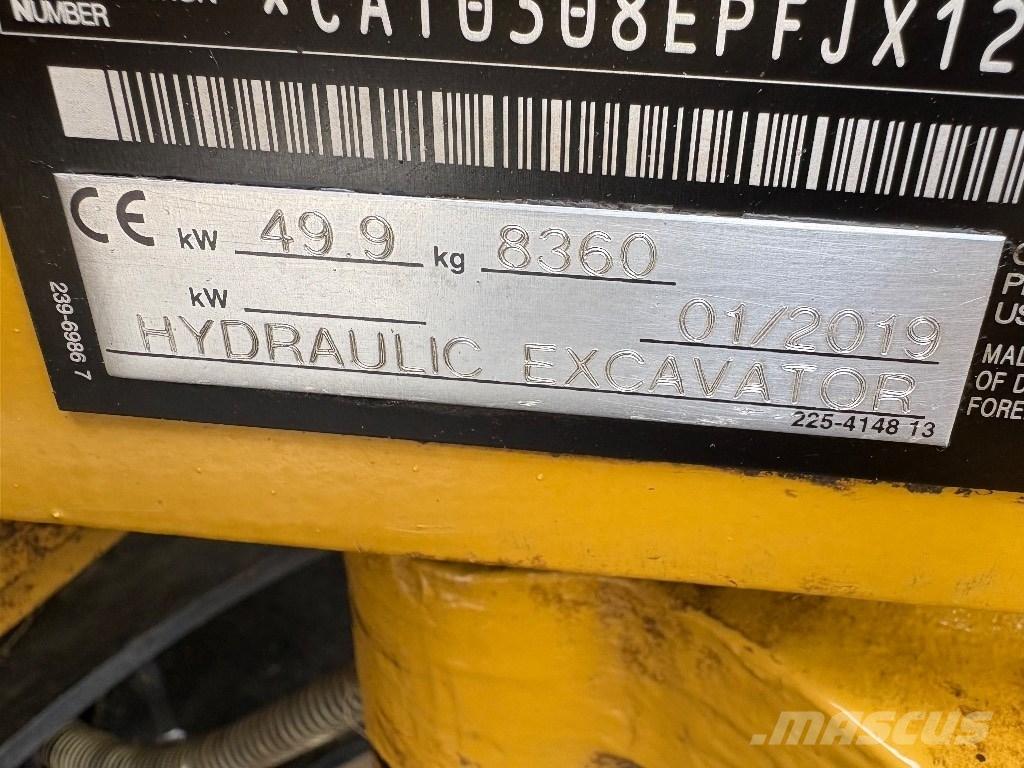 CAT 308 E 2 CR Közepes (midi) kotrók 7 t - 12 t