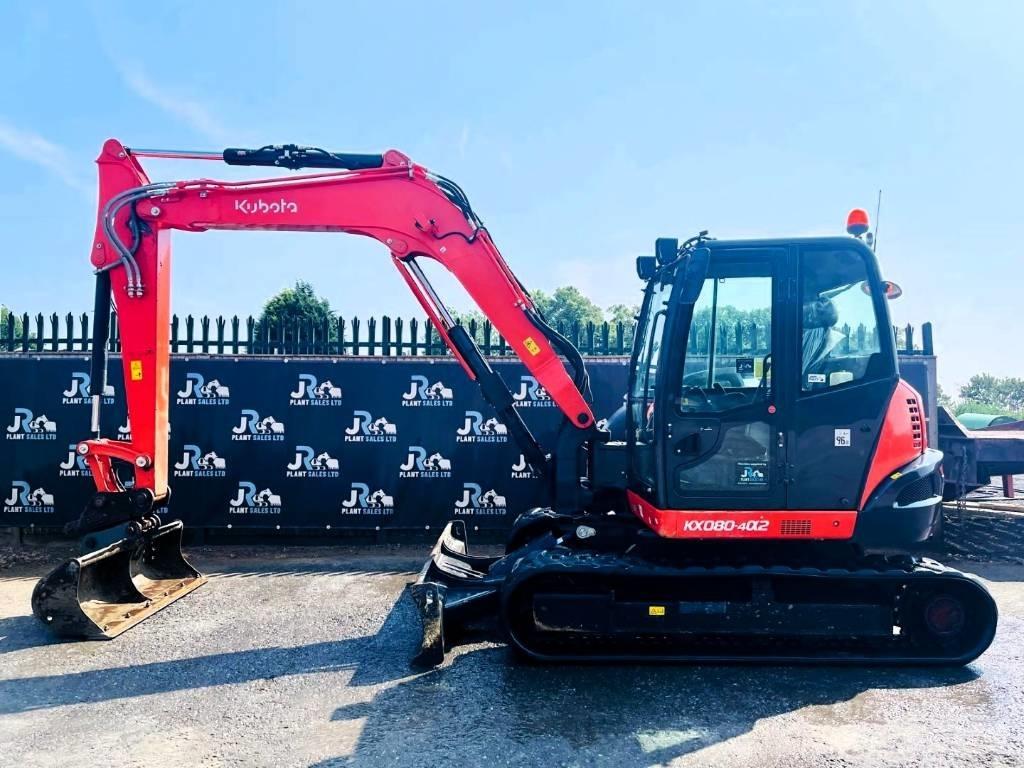 Kubota KX 080-4 Közepes (midi) kotrók 7 t - 12 t