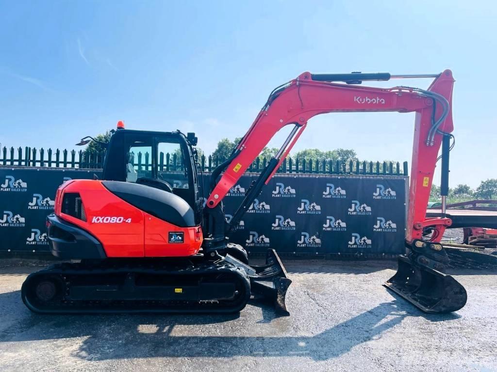 Kubota KX 080-4 Közepes (midi) kotrók 7 t - 12 t