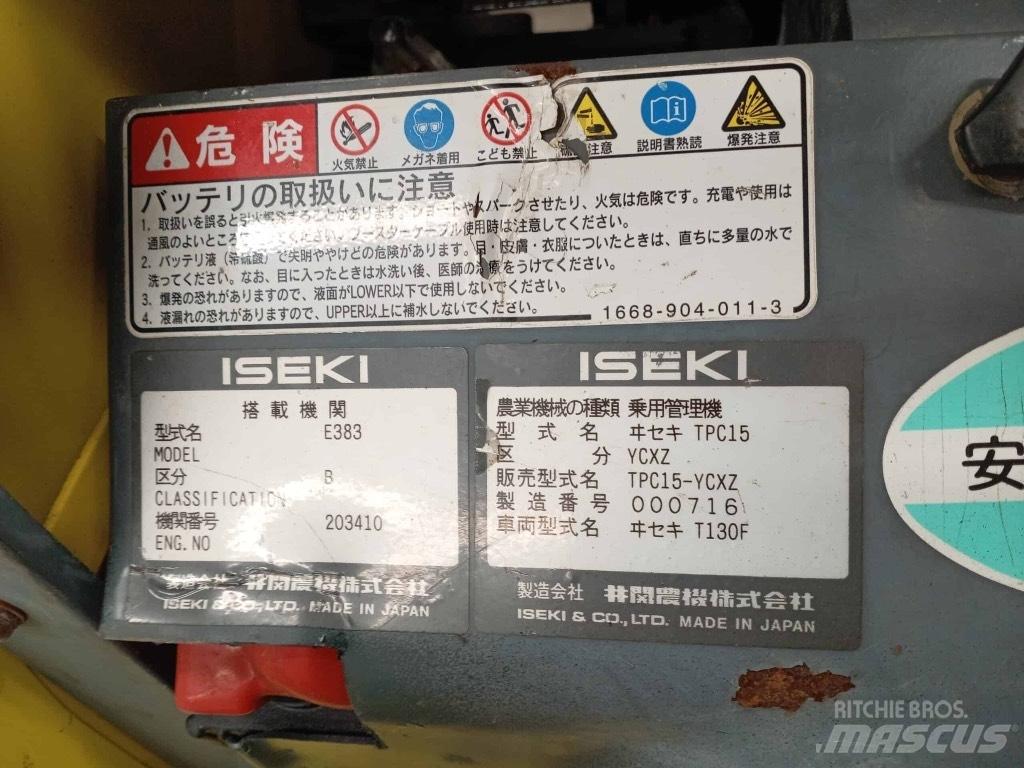 Iseki TPC 15 Traktorok