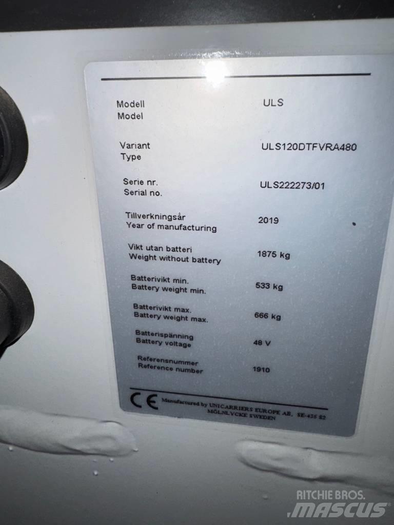 UniCarriers ULS 120 Tolóoszlopos targonca