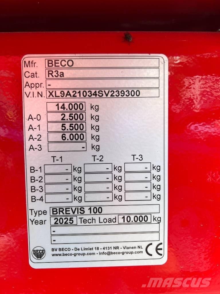 Beco brevis 100 Haszonjárművek - Egyéb