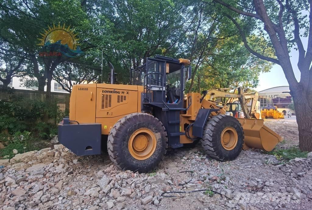 Lonking LG 855 Gumikerekes homlokrakodók