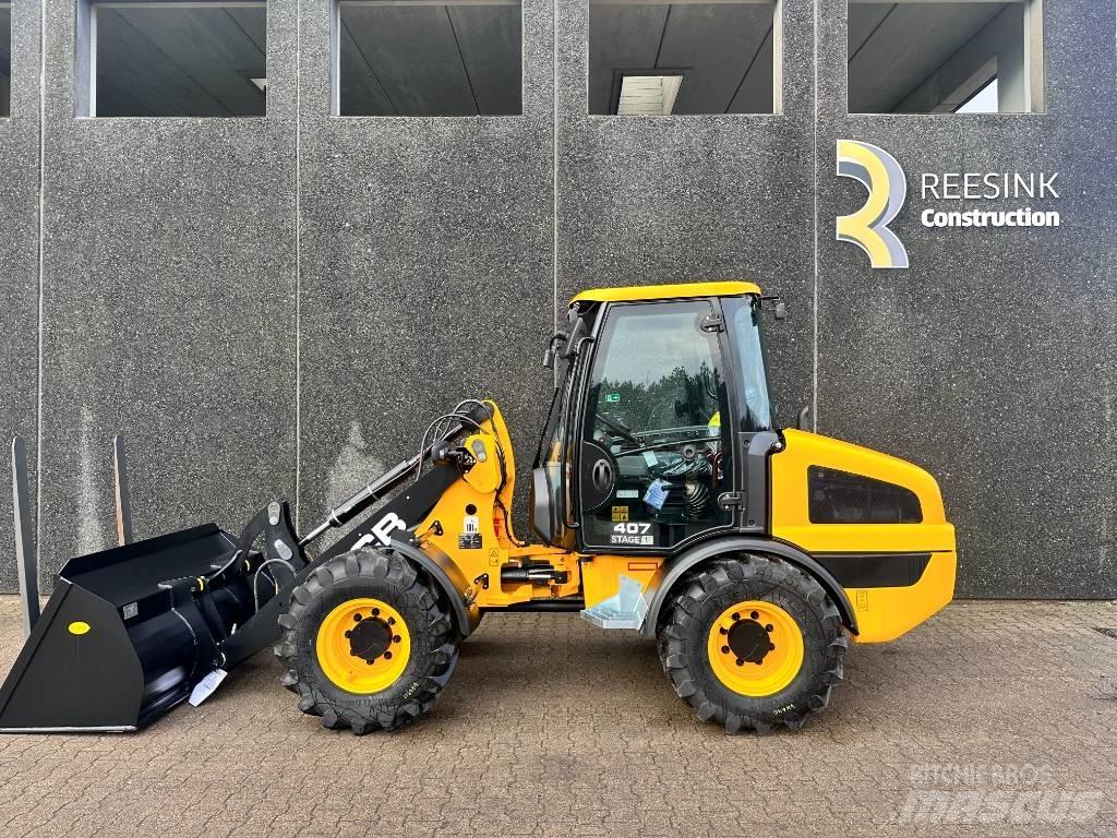 JCB 407 Gumikerekes homlokrakodók