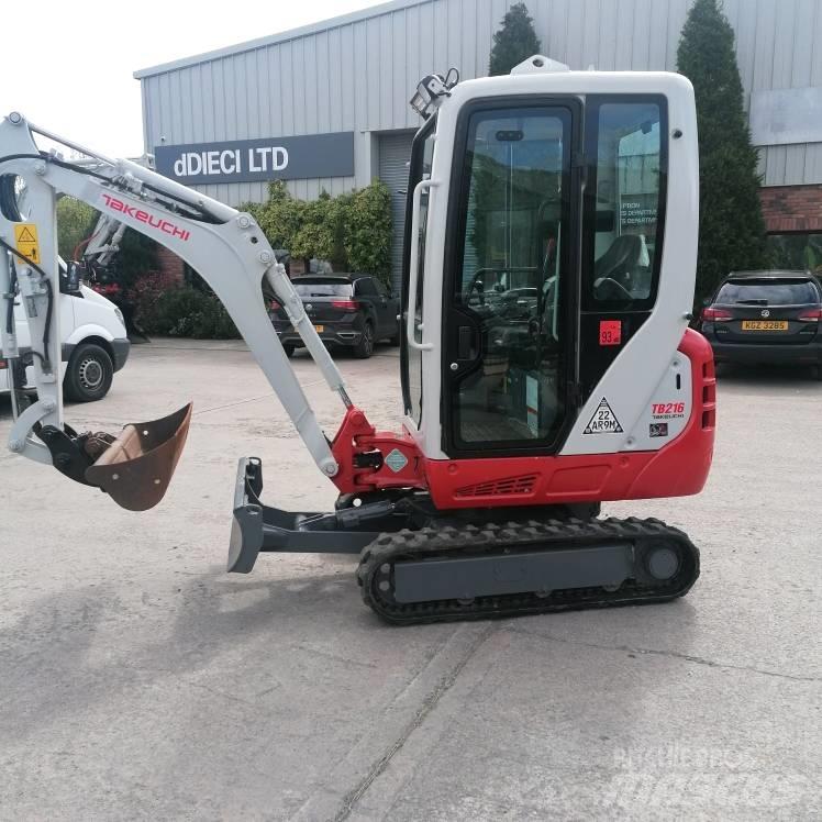 Takeuchi TB216 Mini kotrók < 7t