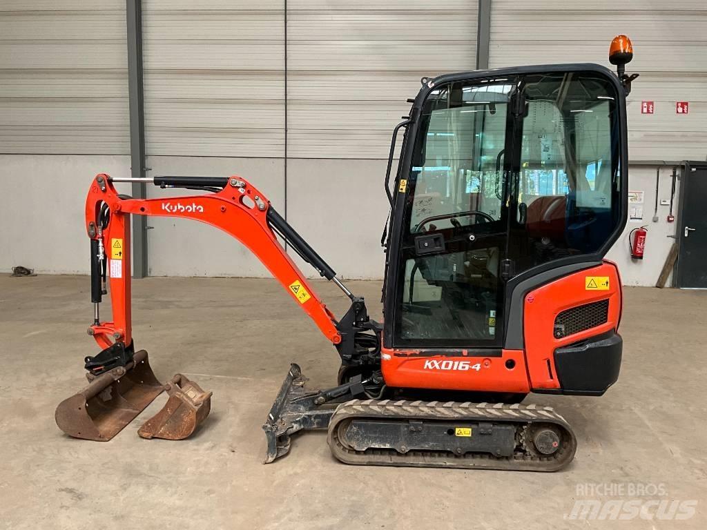 Kubota KX 016-4 Mini kotrók < 7t