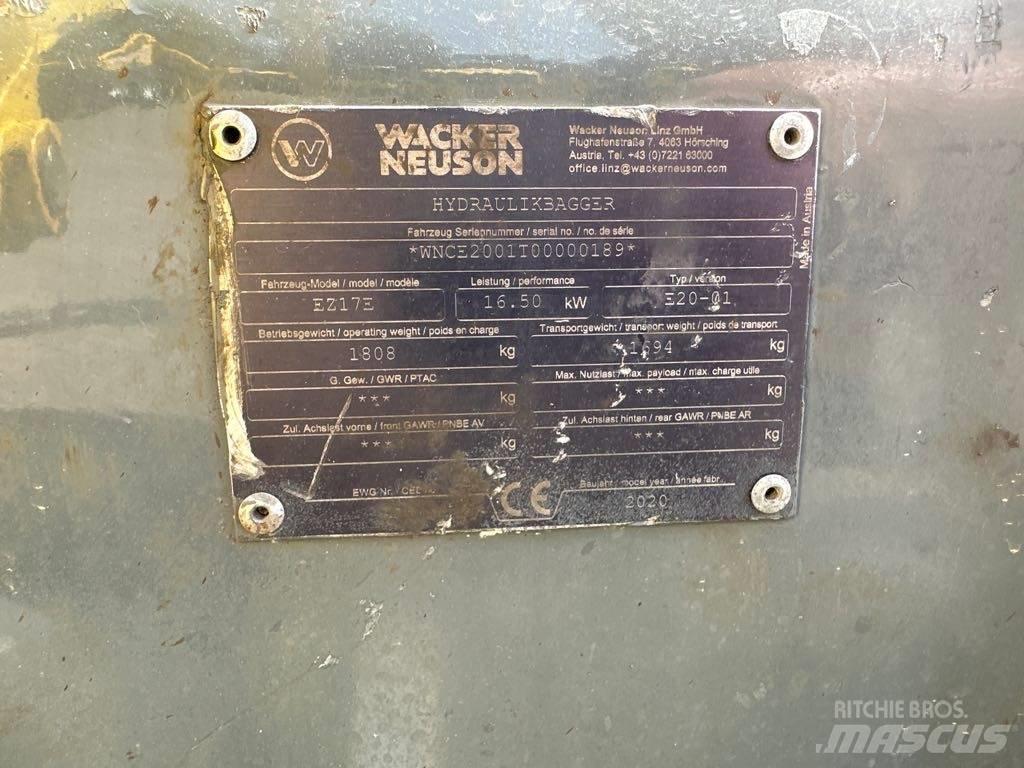 Wacker Neuson EZ17e Lánctalpas kotrók