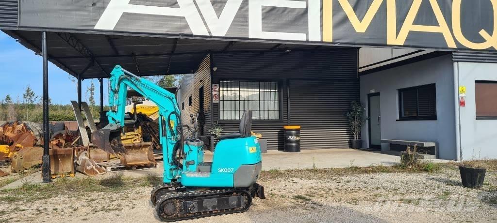 Kobelco SK 007 Mini kotrók < 7t