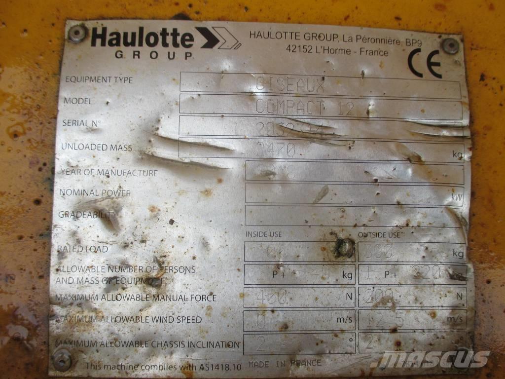 Haulotte Compact 12 Ollós emelők