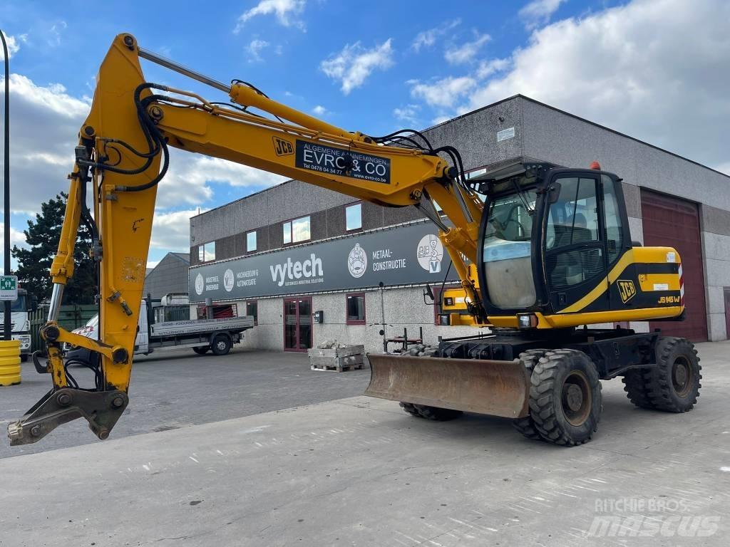 JCB JS 145 W Gumikerekes kotrók