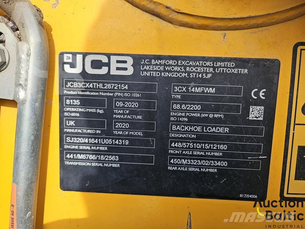 JCB 3 CX 14MFWM Kotrórakodók