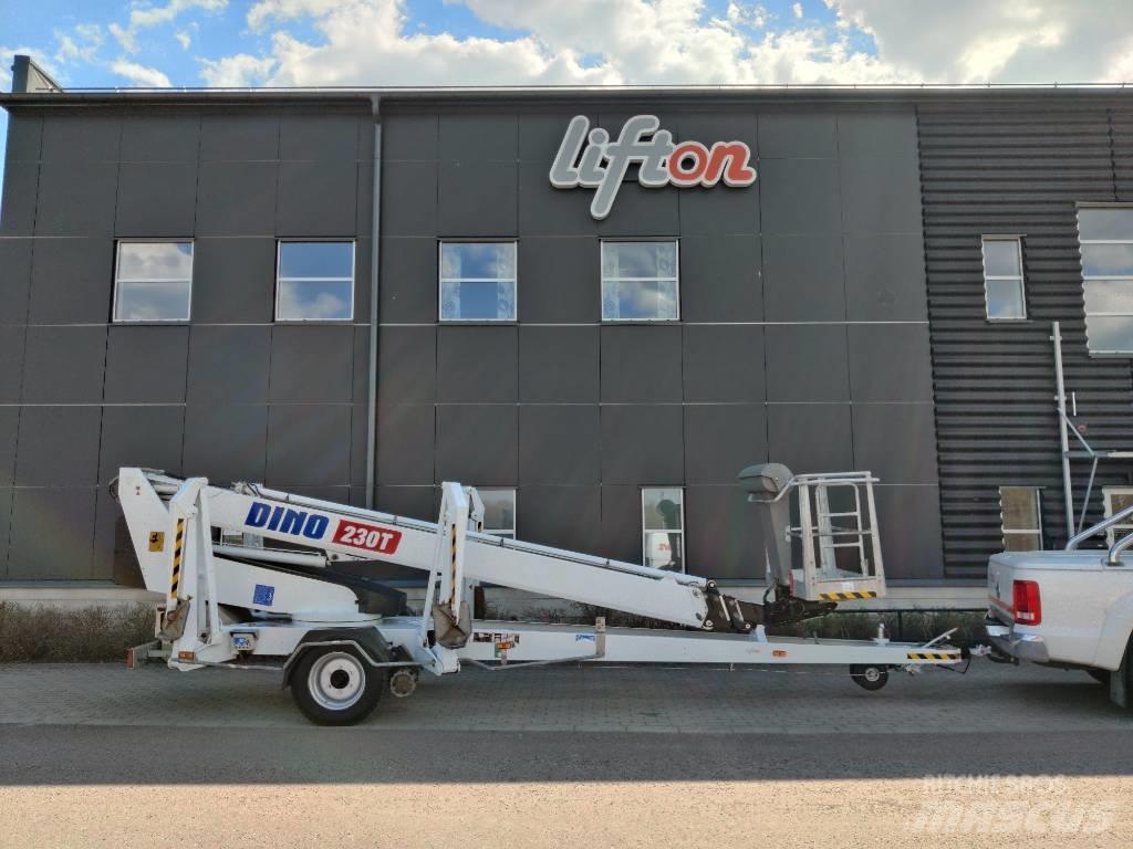 Dino 230 T Skylift Pótkocsira szerelt emelők és állványok