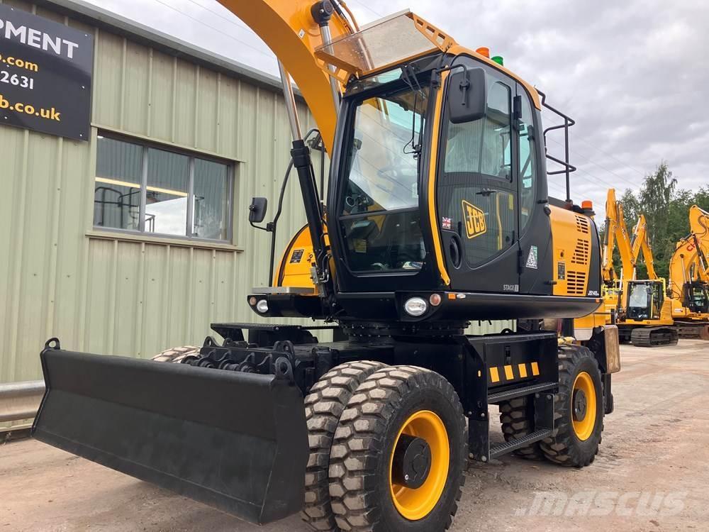 JCB JS145W Gumikerekes kotrók