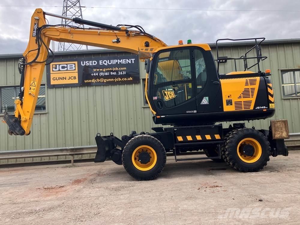 JCB JS145W Gumikerekes kotrók