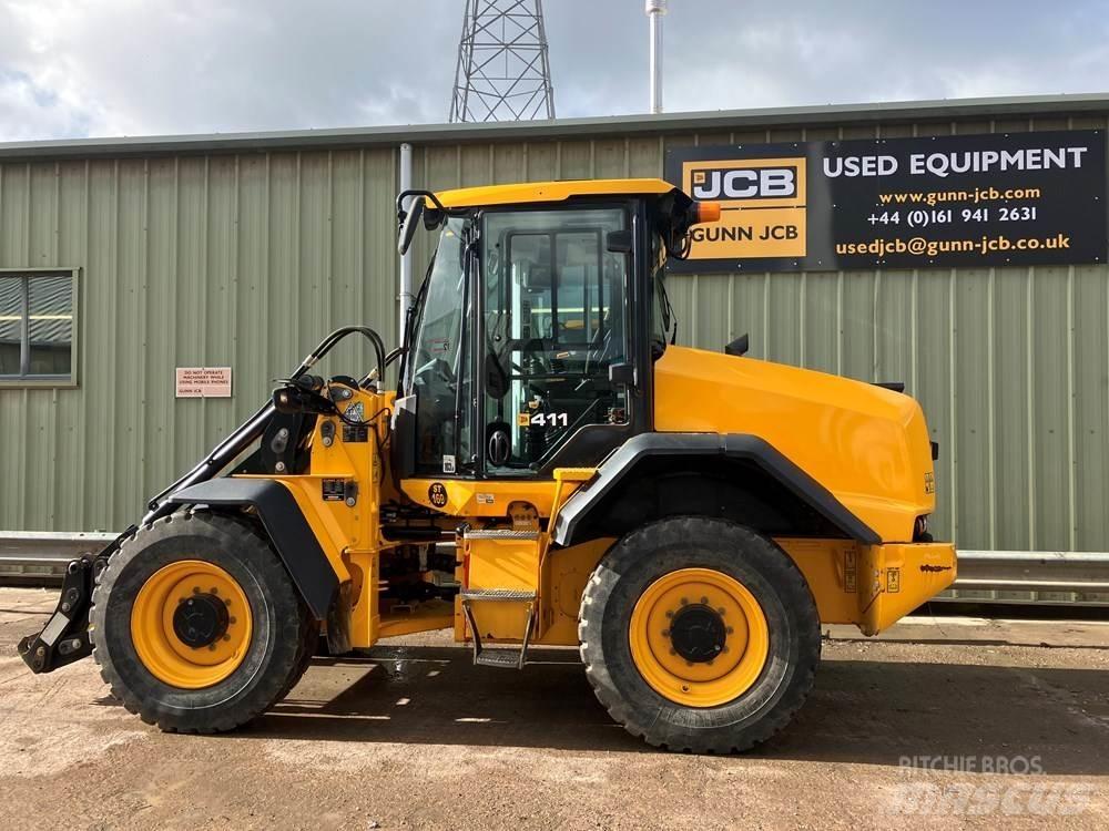 JCB 411 Gumikerekes homlokrakodók