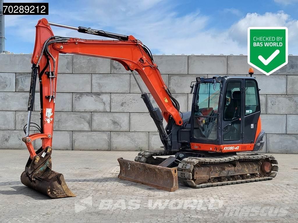 Kubota KX080 -4a Mini kotrók < 7t