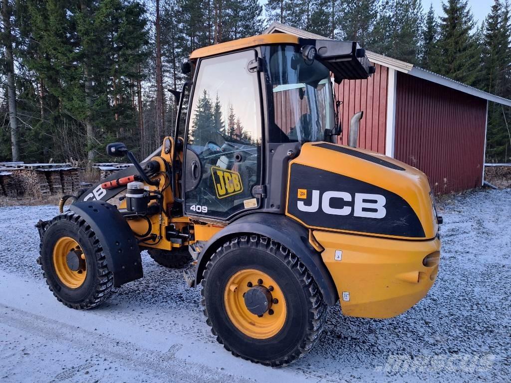 JCB 409 B Gumikerekes homlokrakodók