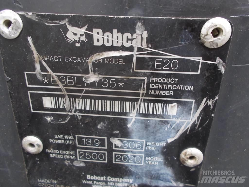 Bobcat E20 Mini kotrók < 7t