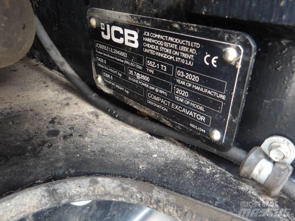 JCB 55Z-1 Mini kotrók < 7t