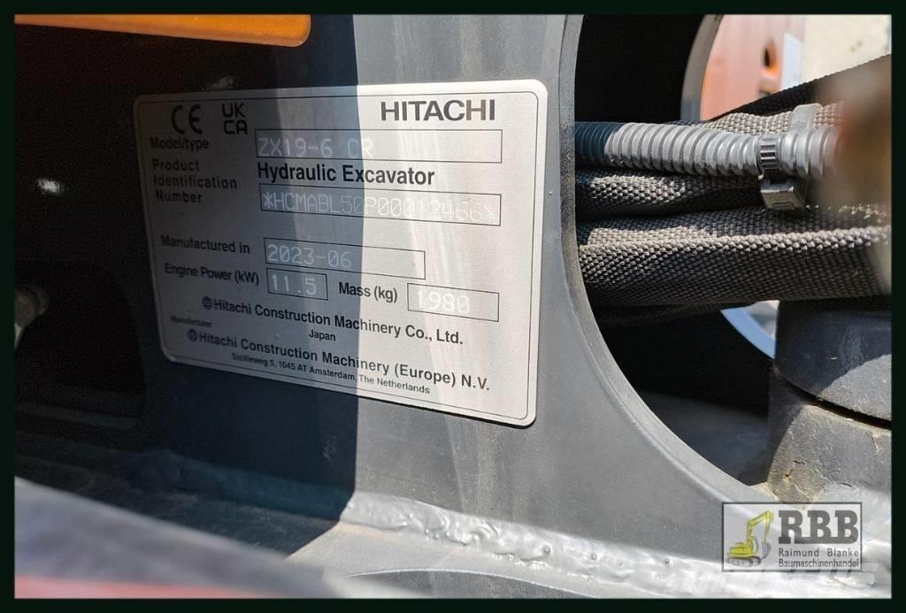 Hitachi ZX 19-6 CR Mini kotrók < 7t