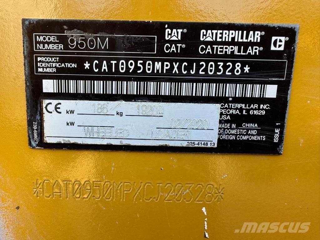 CAT 950M Gumikerekes homlokrakodók