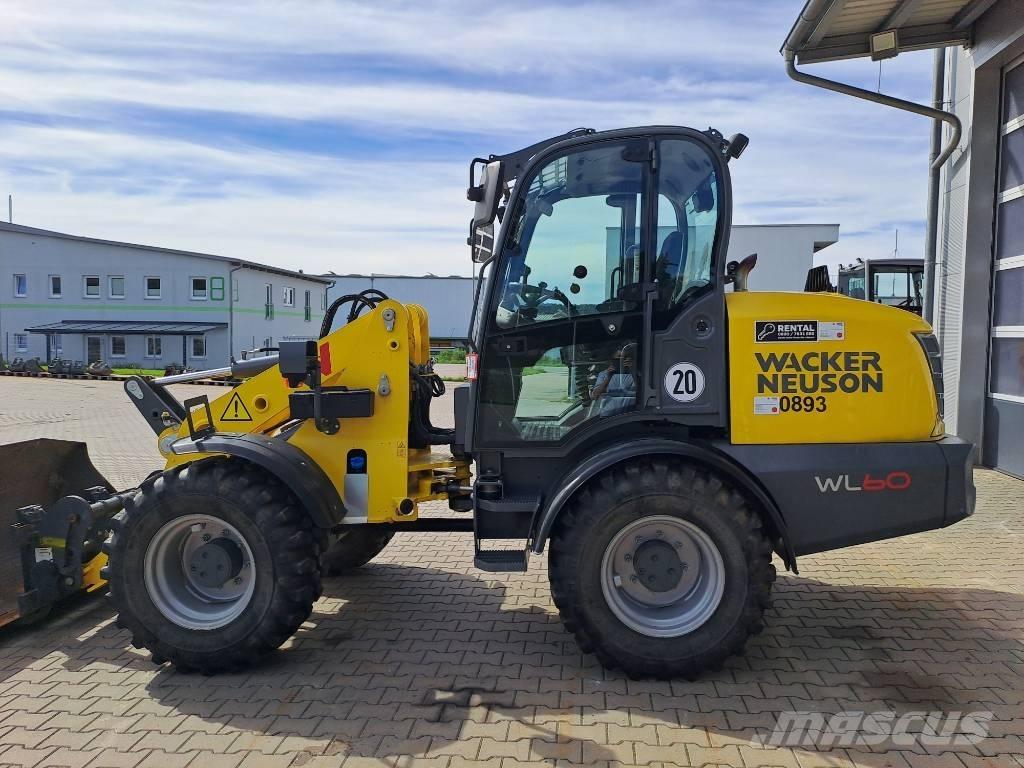 Wacker Neuson WL60 Gumikerekes homlokrakodók