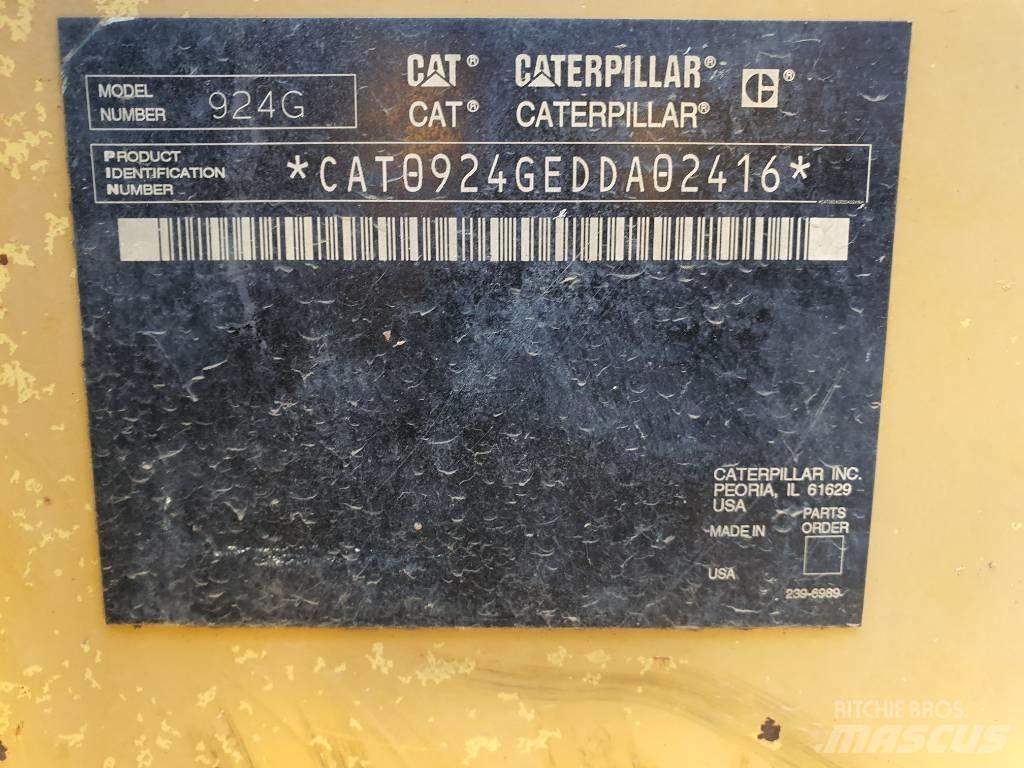 CAT 924 G Gumikerekes homlokrakodók