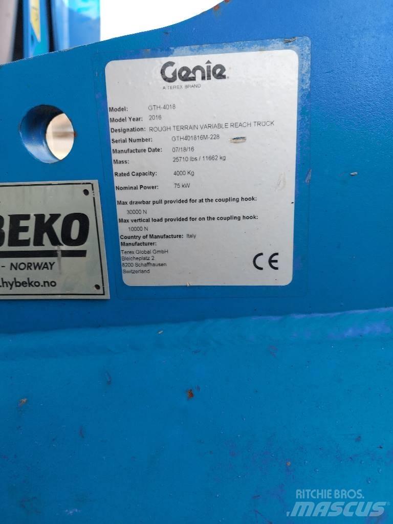 Genie GTH 4018 Teleszkópos rakodók