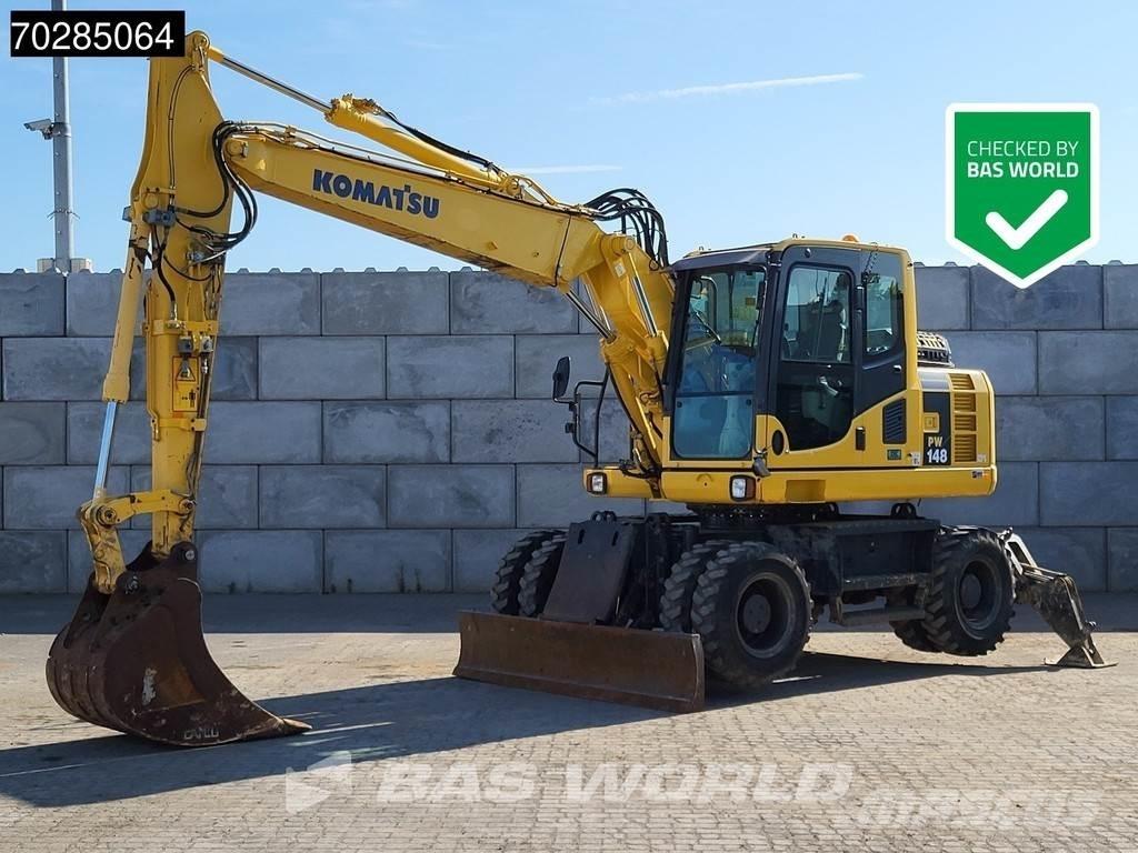 Komatsu PW148 -8 Gumikerekes kotrók