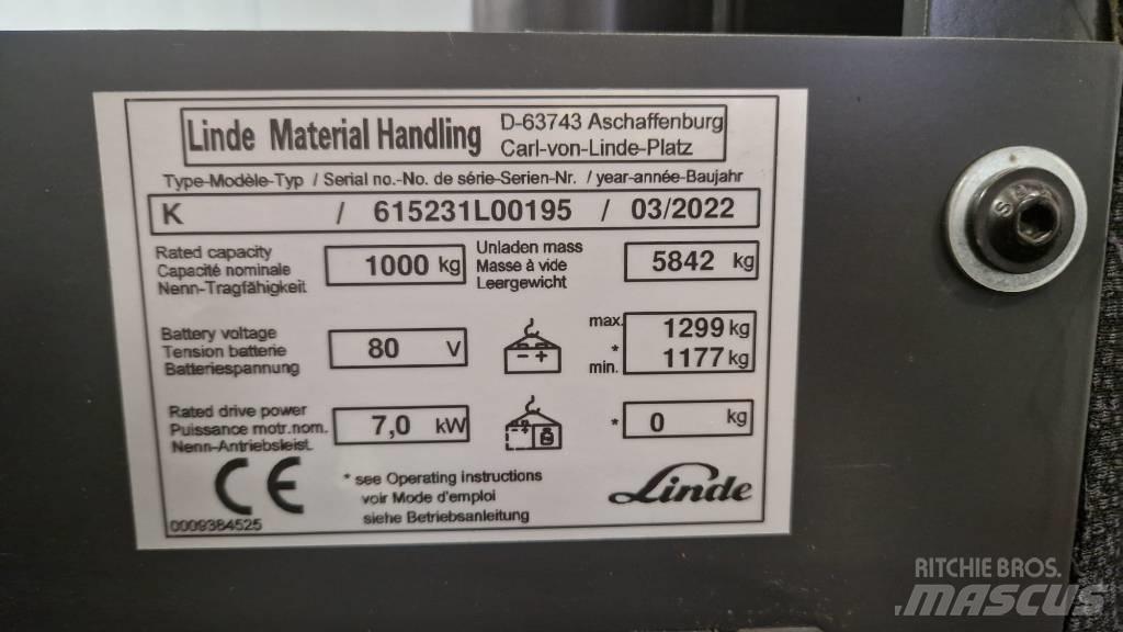 Linde K Elektromos targoncák