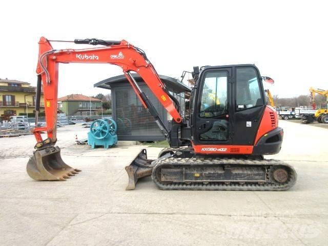 Kubota KX 080-4a2 Lánctalpas kotrók