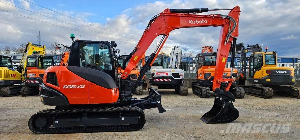 Kubota KX 080-4 Közepes (midi) kotrók 7 t - 12 t