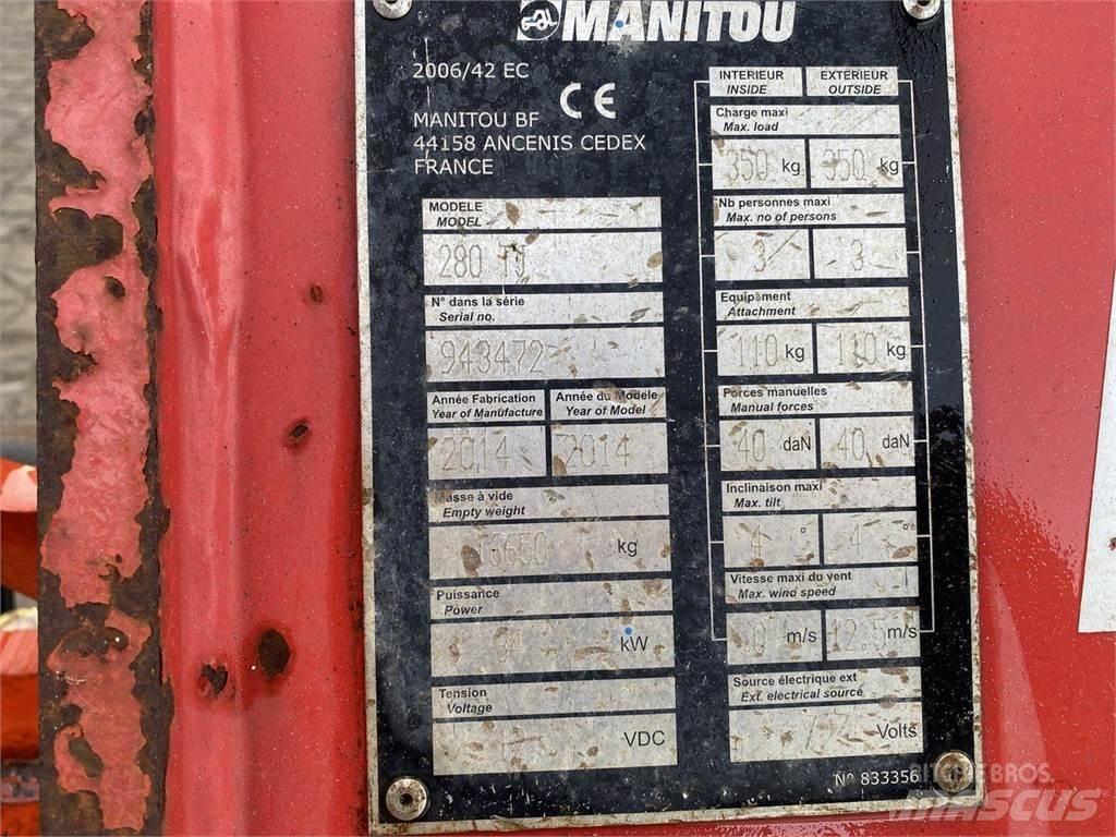 Manitou 280TJ Karos emelők