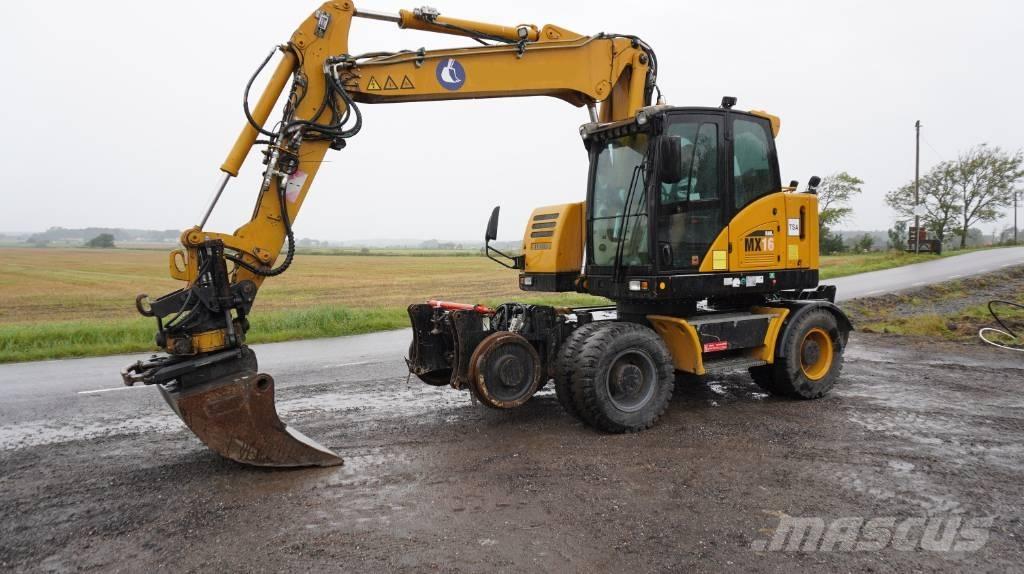 Hydrema MX 16 Rail Gumikerekes kotrók