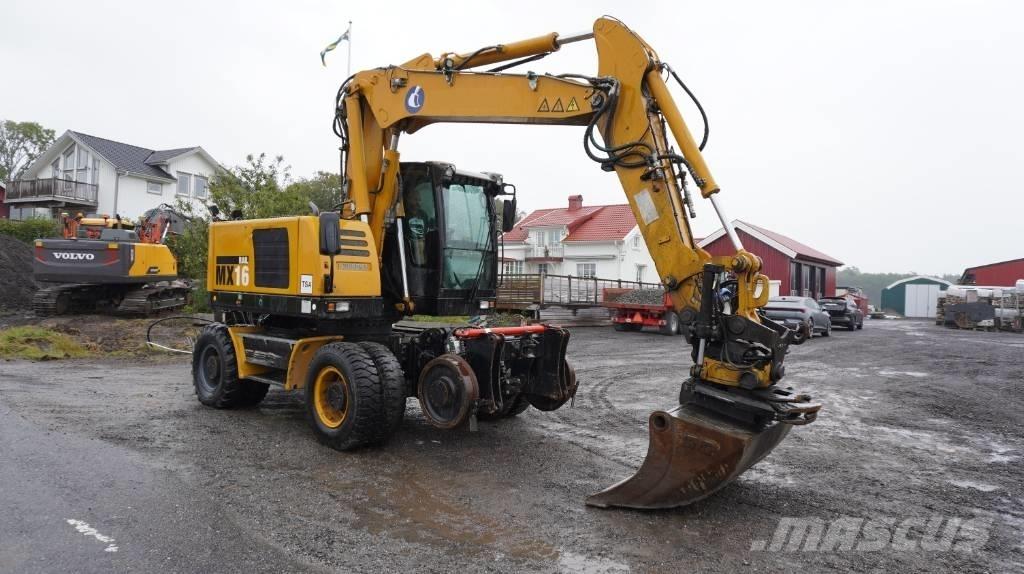 Hydrema MX 16 Rail Gumikerekes kotrók