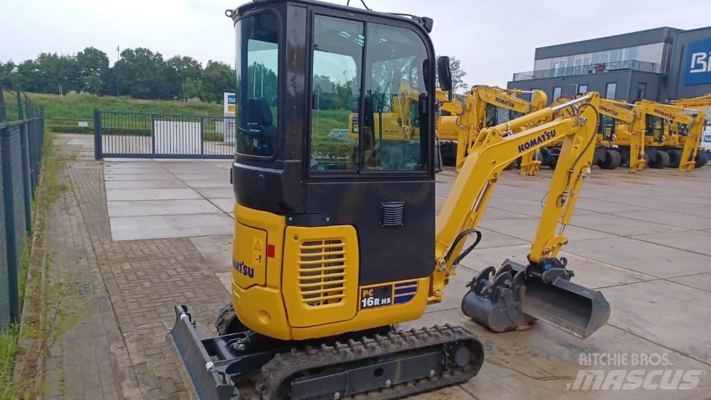 Komatsu PC16R-3HS Mini kotrók < 7t