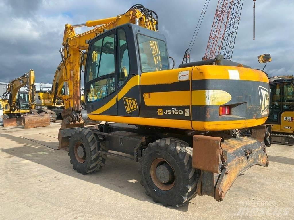 JCB JS160W NVT Gumikerekes kotrók