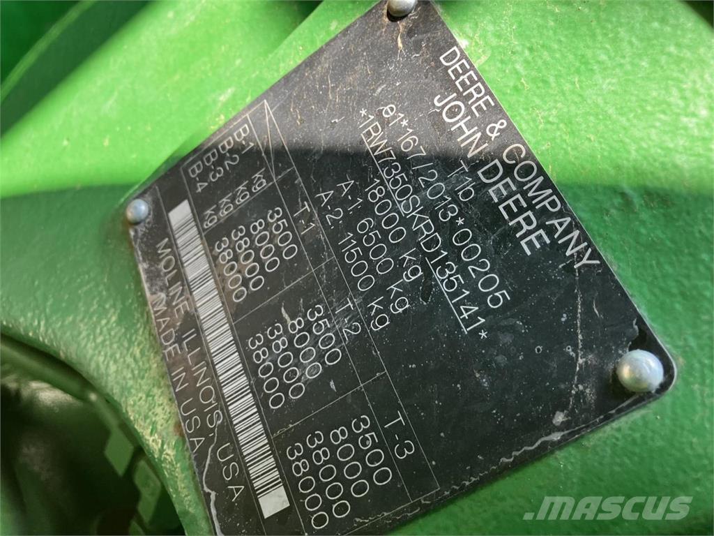 John Deere 7R 350 Traktorok