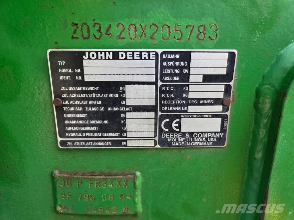 John Deere 3420 Teleszkópos mezőgazdasági rakodók