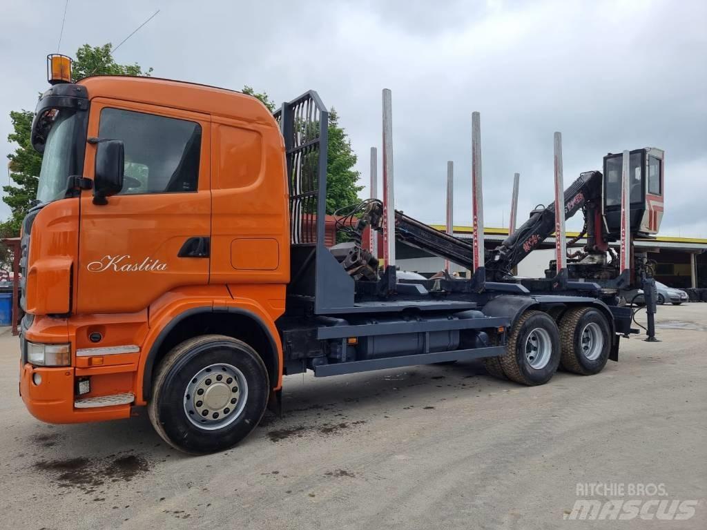 Scania R 580 Rönkszállító teherautók