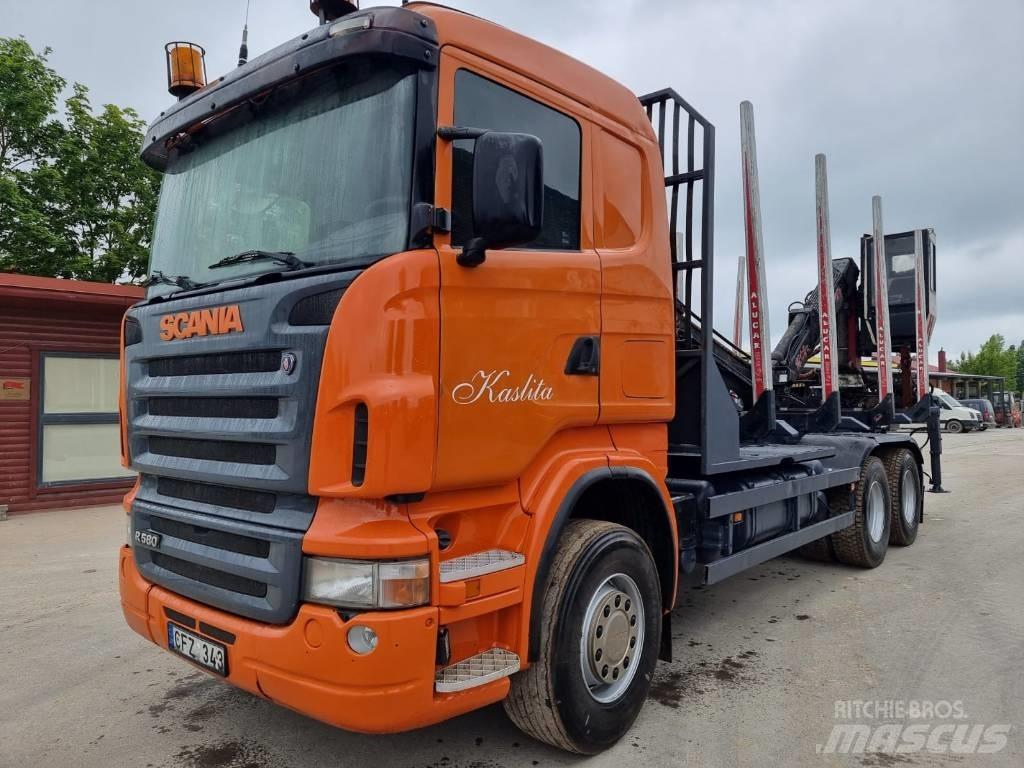 Scania R 580 Rönkszállító teherautók
